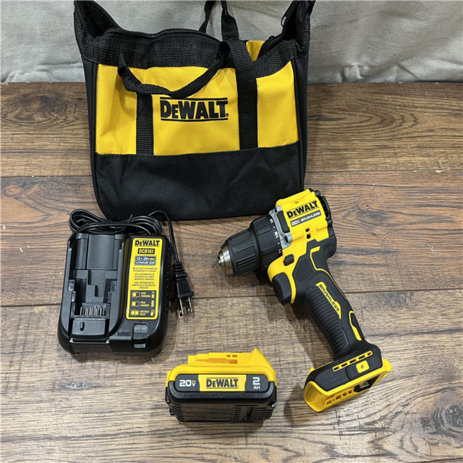 AS-IS DeWalt ATOMIC COMPACT SERIESâ„¢ 20V MAX* Brushless Cordless 1/2 in. Drill/Driver