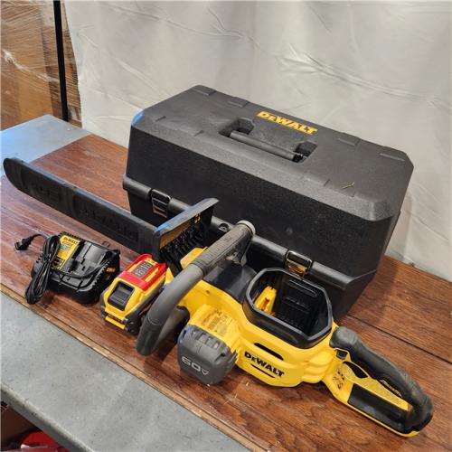 AS-IS DeWalt FLEXVOLT 60V MAX 20 in. Brushless Cordless Chainsaw Kit w/ Case