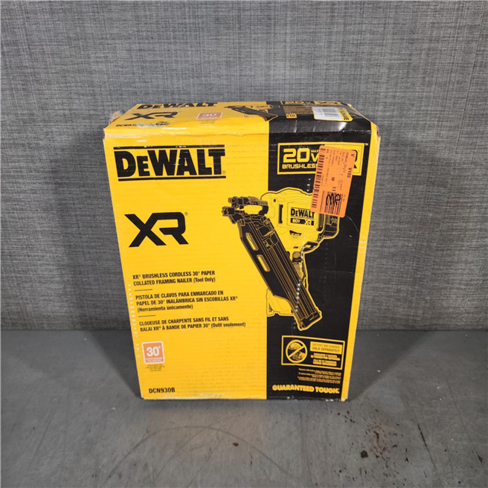 HOUSTON LOCATION - AS-IS DEWALT 20-Volt 30Â° Cordless Framing Nailer (Tool-Only)