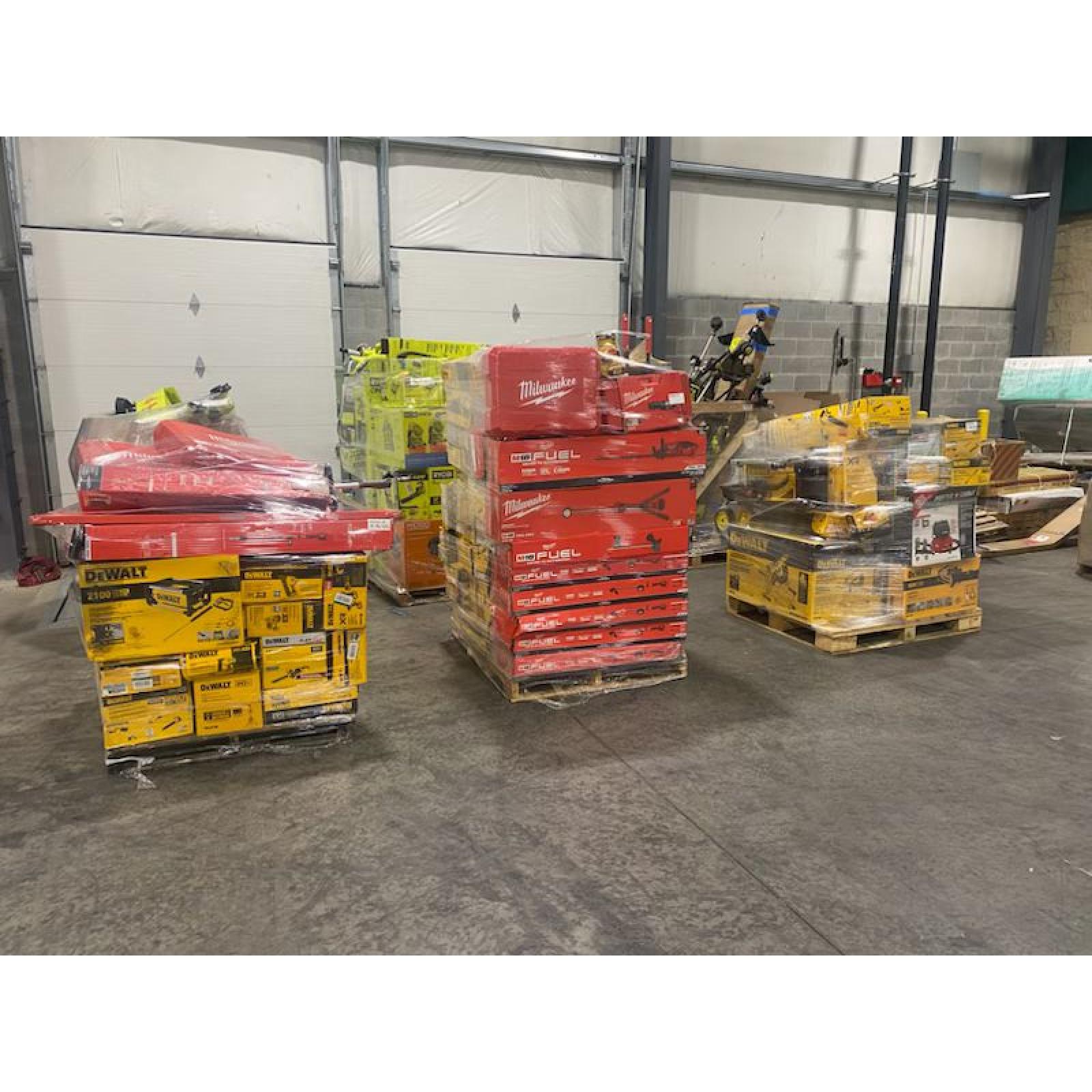 Pittston Location As-Is Power Tools Partial Truckload (6 pallets) 1359712-B