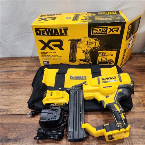 AS-IS DEWALT 20V MAX XR 18 Gauge Brad Nailer Kit