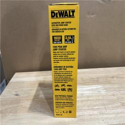 NEW! DeWalt 1600 Peak Amp Lithium Jump Starter with USB Power Bank DXAELJ16