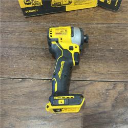 AS-ISDEWALT ATOMIC 20V MAX* Brushless Cordless Compact 1/4 in. Impact Driver Kit