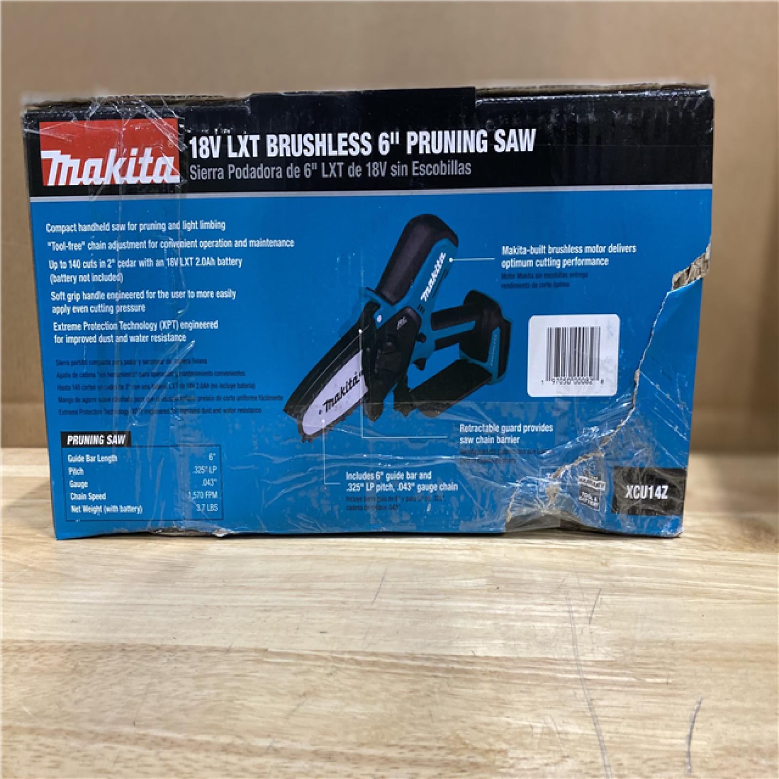 NEW! - Makita 18V LXT Lithium-Ion Brushless Cordless 6 in. Chain Saw (Tool Only)