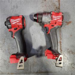 HOUSTON LOCATION - AS-IS Milwaukee M18 FUEL 18V Lithium-Ion Brushless Cordless Hammer Drill and Impact Driver Combo Kit (2-Tool) with 2 Batteries