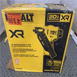 Houston location AS-IS DEWALT 20-Volt 30Â° Cordless Framing Nailer (Tool-Only)