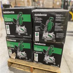 DALLAS LOCATION - Metabo HPT 10-in 15-Amp Single Bevel Compound Corded Miter Saw PALLET - (9 UNITS)