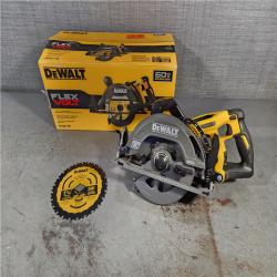 HOUSTON LOCATION - AS-IS (APPEARS LIKE NEW) DEWALT FLEXVOLT 60V MAX Cordless Brushless 7-1/4 in. Wormdrive Style Circular Saw (Tool Only)