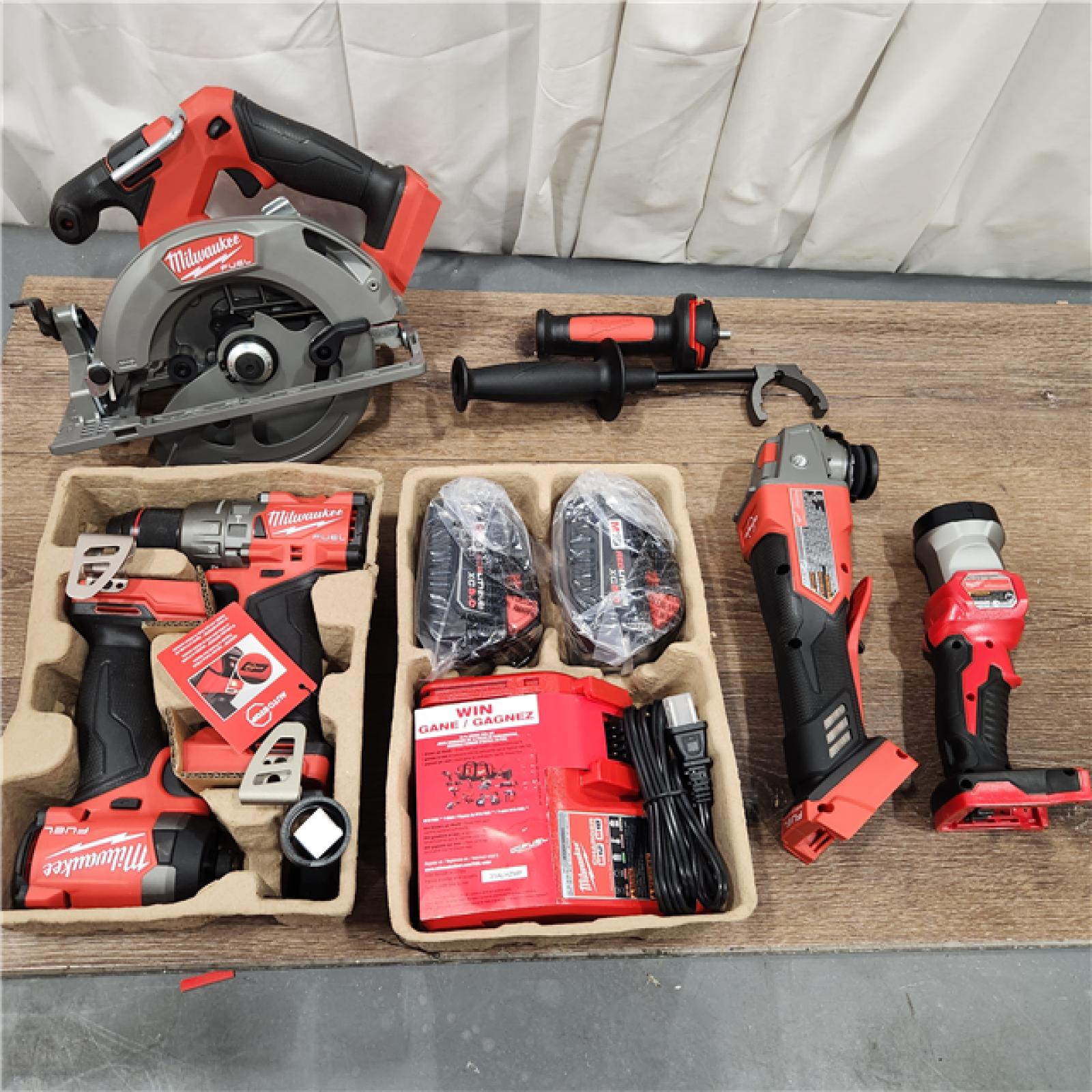 AS-IS Milwaukee  M18 FUEL 5-TOOL COMBO KIT