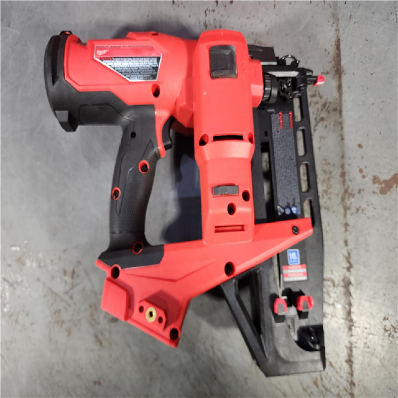 HOUSTON LOCATION - AS-IS Milwaukee Tool Cordless Finish Nail Gun 18 V 3020-20 (TOOL ONLY)