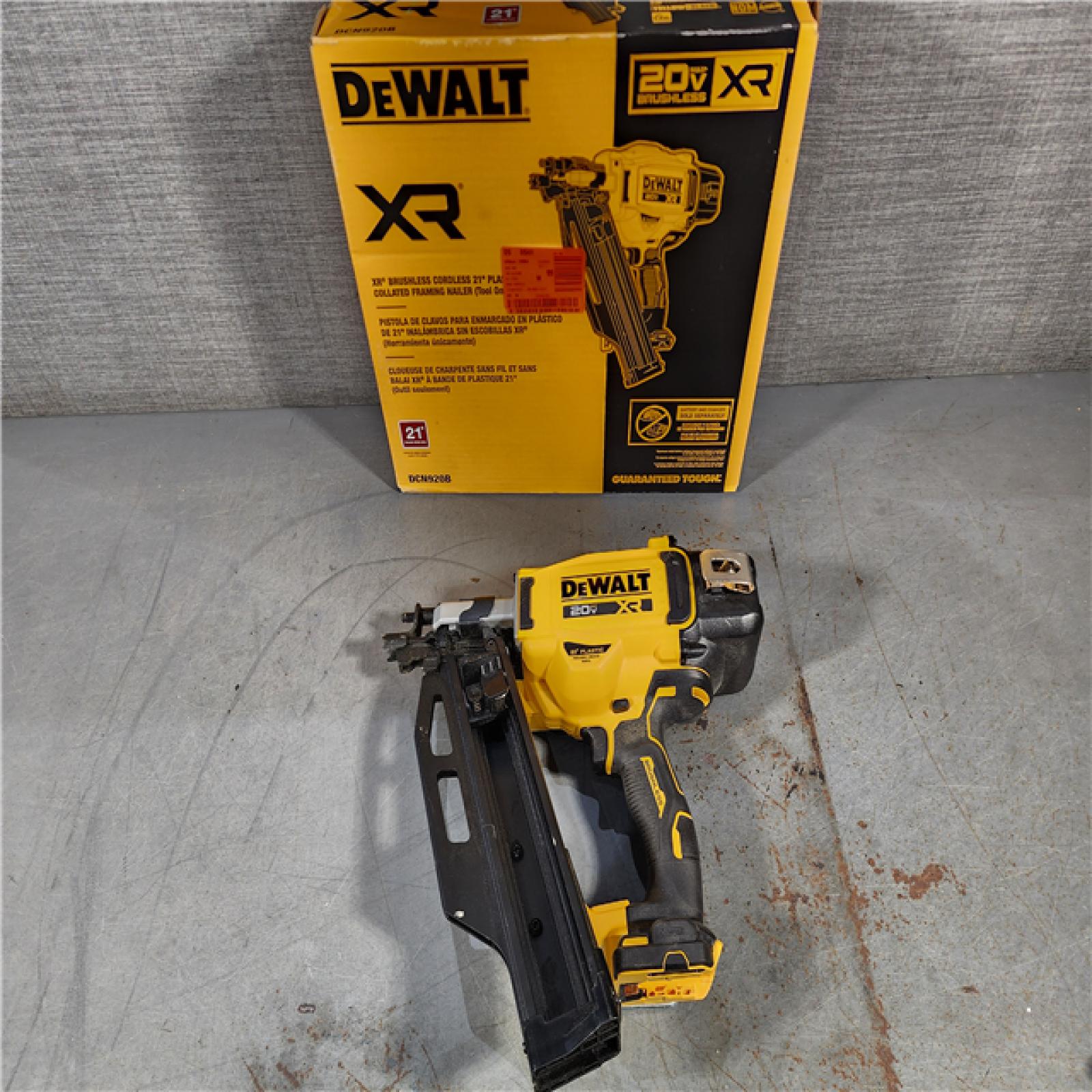 HOUSTON LOCATION - AS-IS DEWALT 20-Volt 21Â° Cordless Framing Nailer (Tool-Only)