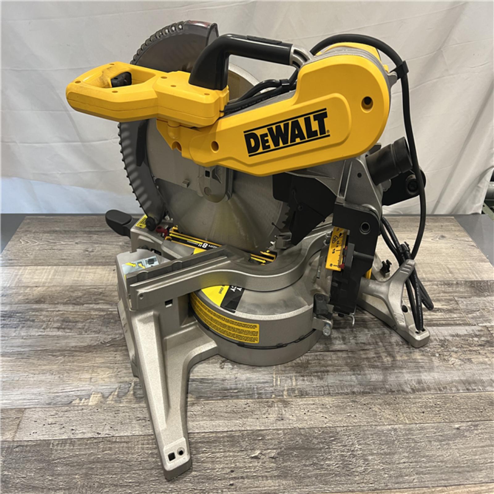 AS-IS DeWalt 15 Amp Corded 12 in. Compound Double Bevel Miter Saw