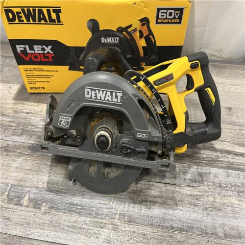 AS-IS DEWALT FLEXVOLT 60V MAX Cordless Brushless 7-1/4 in. Wormdrive Style Circular Saw (Tool Only)