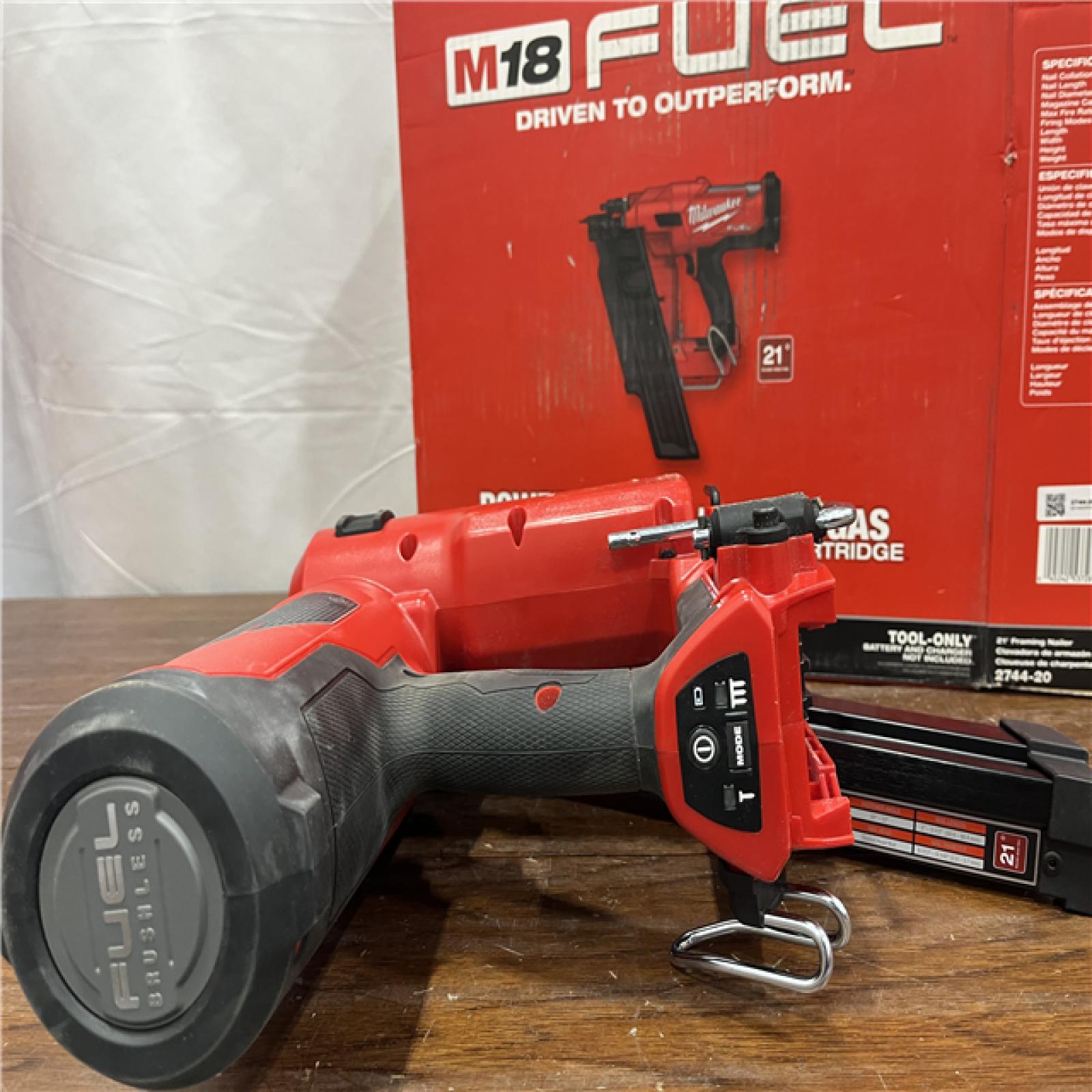 AS-IS Milwaukee 2744-20 M18 FUEL 21-Degree Cordless Framing Nailer (Tool Only)