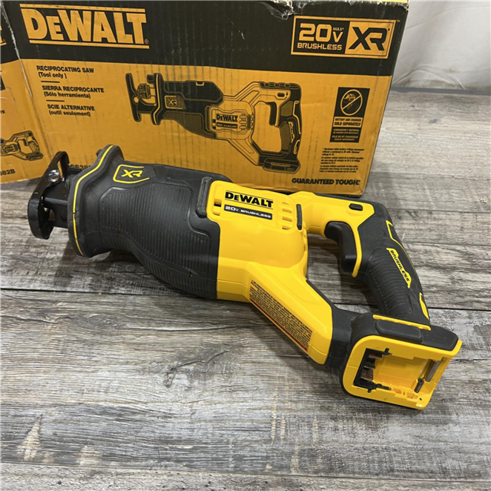 AS-IS DEWALT 20V MAX XR Cordless Brushless Reciprocating Saw (Tool Only)