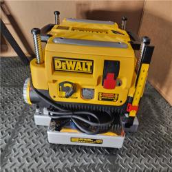 HOUSTON LOCATION - AS-IS (APPEARS LIKE NEW) DEWALT 15 Amp Corded 13 in. Heavy-Duty 2-Speed Bench Planer