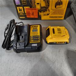 HOUSTON LOCATION - AS-IS DEWALT ATOMIC 20V MAX Lithium Ion Cordless 23 Gauge Pin Nailer Kit with 2.0Ah Battery and Charger