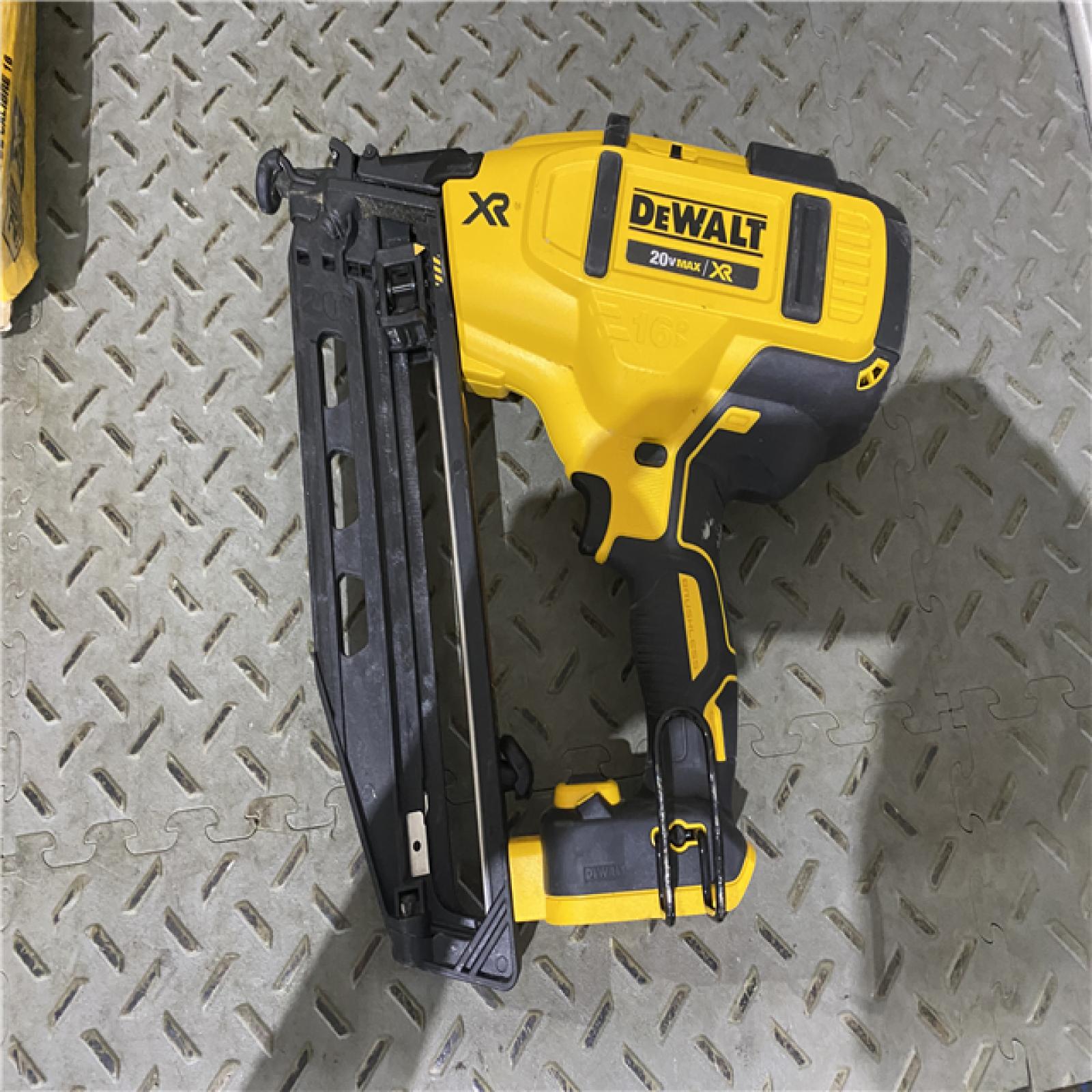 Houston location AS-IS DeWalt DCN660D1 20V 16 Gauge Cordless Angled Finish Nailer  ONLY TOOL