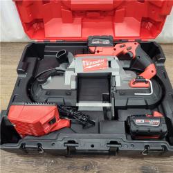 AS-IS Milwaukee 2729-22 - M18 Fuel 18V 5.0Ah Li-Ion Cordless Brushless Band Saw Kit