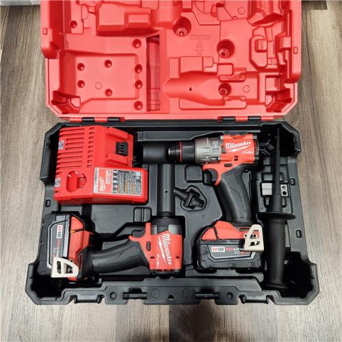 AS IS M18 FUEL 18V Lithium-Ion Brushless Cordless Hammer Drill and Impact Driver Combo Kit (2-Tool) with 2 Batteries