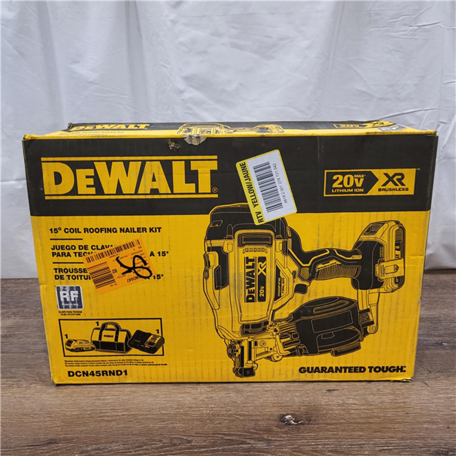 AS-IS DEWALT  Roofing Nailer KIT