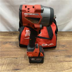 AS IS Milwaukee M18 1/2 in. Cordless Brushless High Torque Impact Wrench Kit (Battery & Charger)