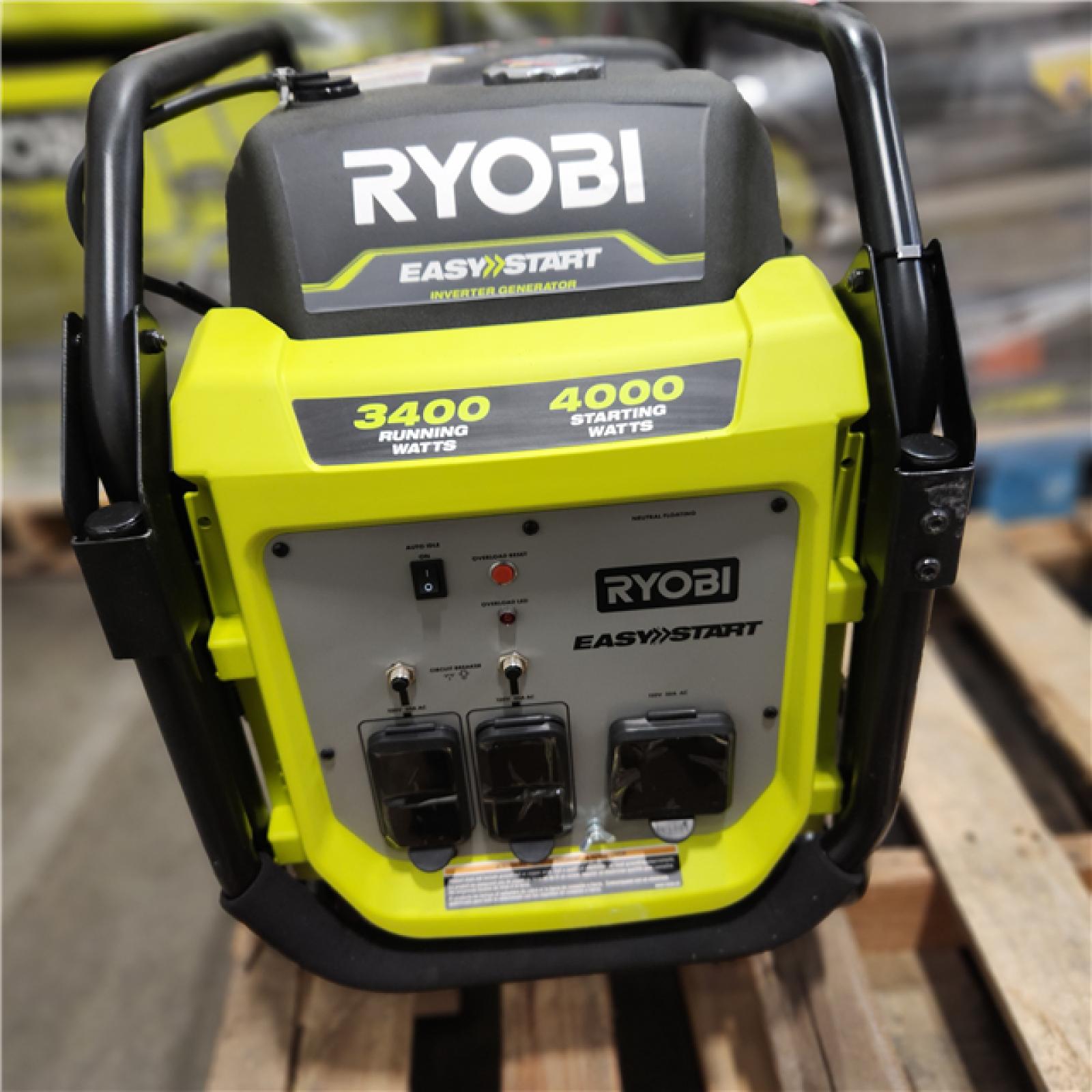 Dallas Location - As-Is RYOBI 4000-Watt  Inverter Generator