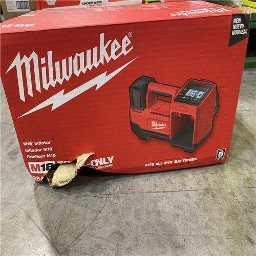 NEW!- Milwaukee M18 18-Volt Lithium-Ion Cordless Electric Portable Inflator (Tool-Only)