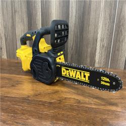 AS-IS DEWALT 20V MAX 12in. Brushless Cordless Battery Powered Chainsaw (Tool Only)