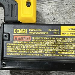 AS-IS DEWALT DCN681D1 20V 18Ga Stapler Kit