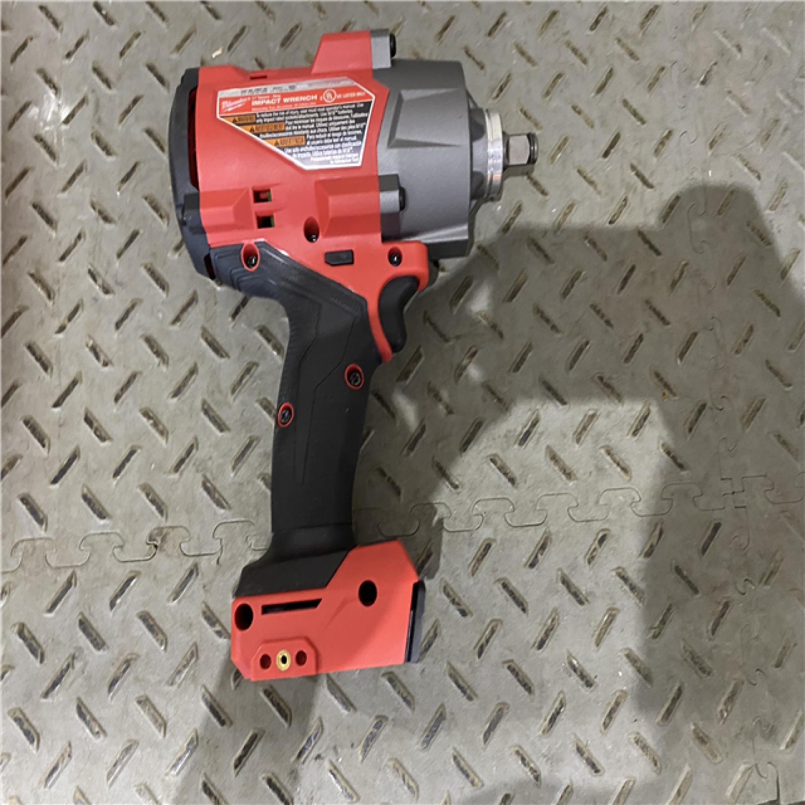 Houston location AS-IS MILWAUKEE M18 FUEL 18V Lithium-Ion Brushless Cordless 1/2 in. Impact Wrench with Friction Ring (Tool-Only)