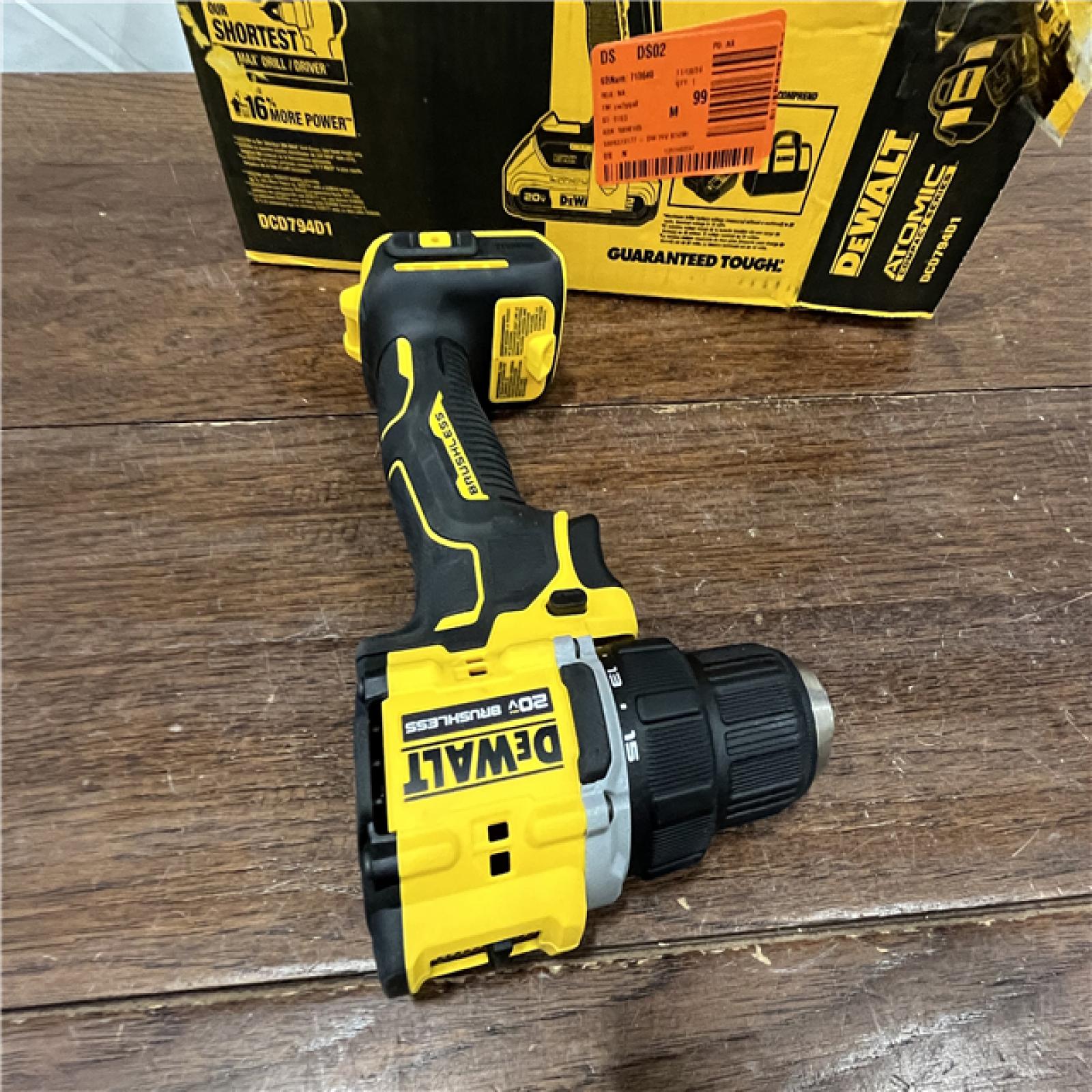 AS-ISDeWalt ATOMIC COMPACT SERIESâ„¢ 20V MAX* Brushless Cordless 1/2 in. Drill/Driver