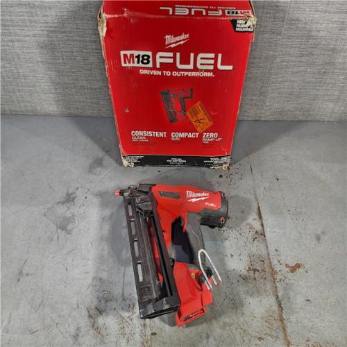 HOUSTON LOCATION - AS-IS Milwaukee 2841-20 18V Cordless Gen II 16 Gauge Angled Finish Nailer (Tool Only)