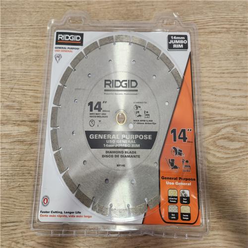 Phoenix Location NEW RIDGID 14 in. Segmented High-Rim Diamond Blade