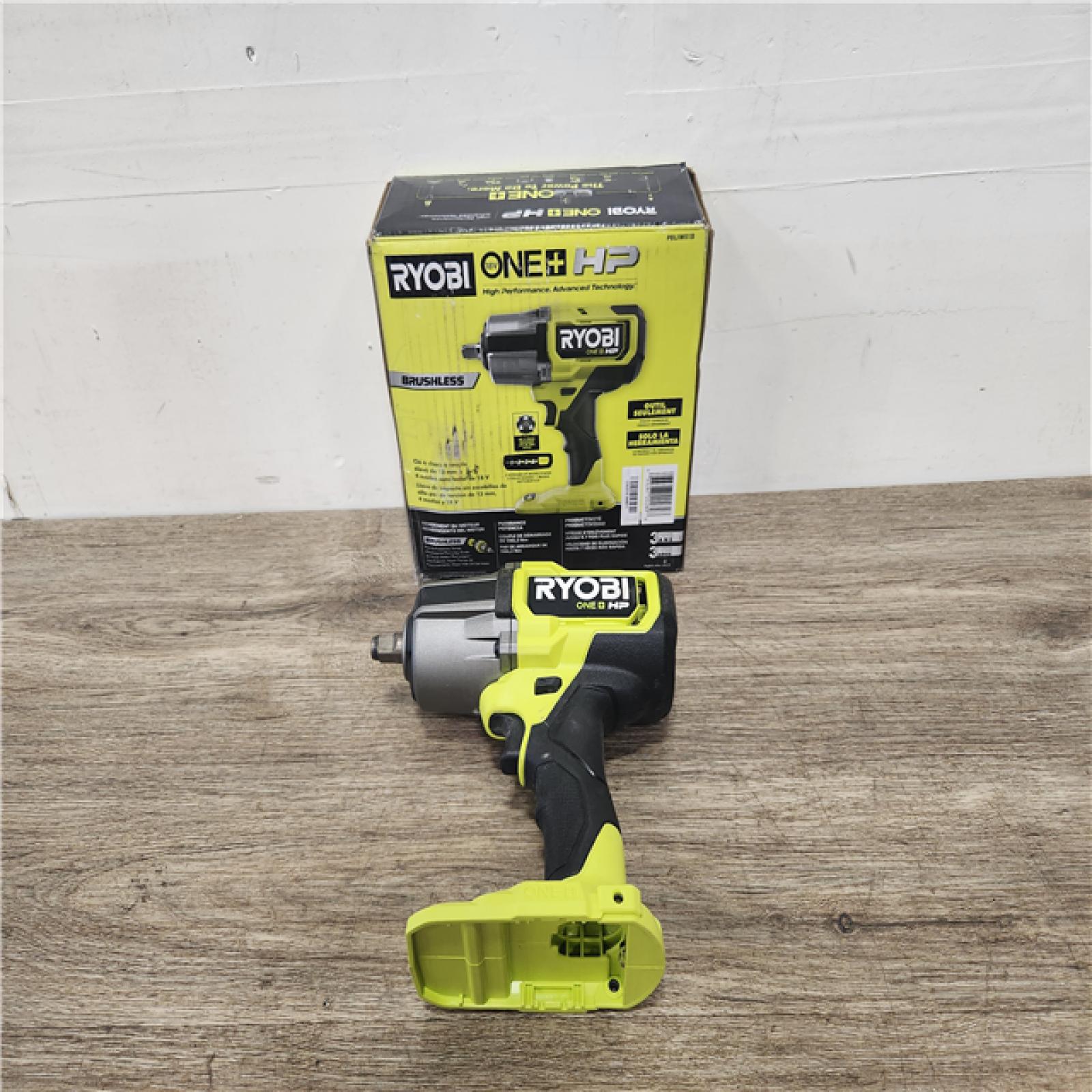 Phoenix Location NEW RYOBI ONE+ HP 18V Brushless Cordless 4-Mode 1/2 in. High Torque Impact Wrench (Tool Only)