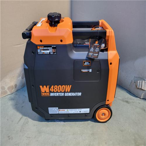 CALIFORNIA NEW WWEN 4800-WATT PORTABLE INVERTER GENERATOR WITH CARBON MONOXIDE SENSOR