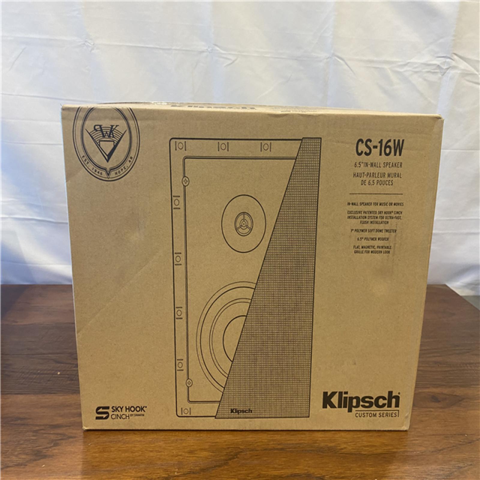 NEW! Klipsch CS-16W In Wall Speaker