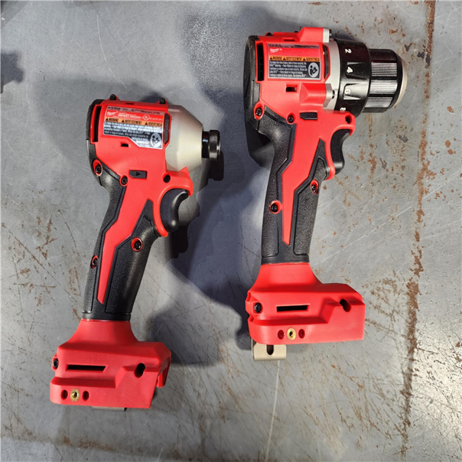 HOUSTON LOCATION - AS-IS (APPEARS LIKE NEW) Milwaukee M18 Compact Brushless 2-Tool Combo Kit