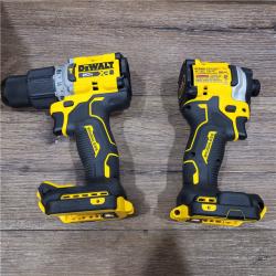 AS-IS 20V MAX XR Hammer Drill and ATOMIC Impact Driver 2 Tool Cordless Combo Kit with (2) 4.0Ah Batteries, Charger, and Bag