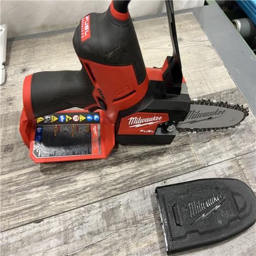 AS-IS MILWAUKEE M12 FUEL 6 in. 12V Lithium-Ion Brushless Electric Cordless Battery Pruning Saw HATCHET (Tool-Only)