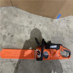 Houston location AS-IS Echo EFORCE 18 in. 56V Cordless Electric Battery Brushless Rear Handle Chainsaw Kit - DCS-5000-18C2 NO BATTERY NO CHARGER