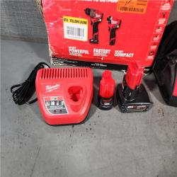 HOUSTON LOCATION - AS-IS (APPEARS LIKE NEW) Milwaukee 3497-22 12V Brushless Hammer Drill and Impact Driver Combo Kit