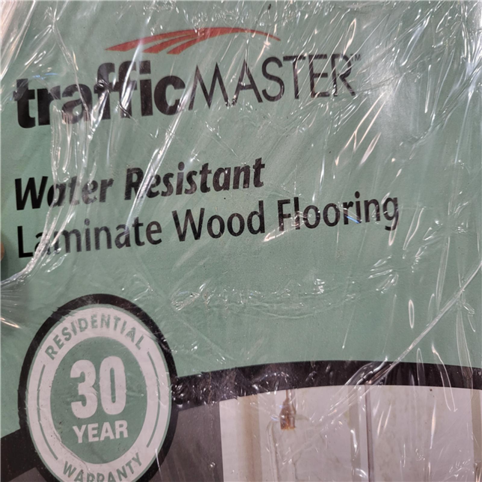 CALIFORNIA AS IS traffic master water resistant laminated wood flooring