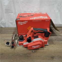 AS-IS Milwaukee M18 18-Volt Lithium-Ion Cordless 3-1/4 in. Planer (Tool-Only)