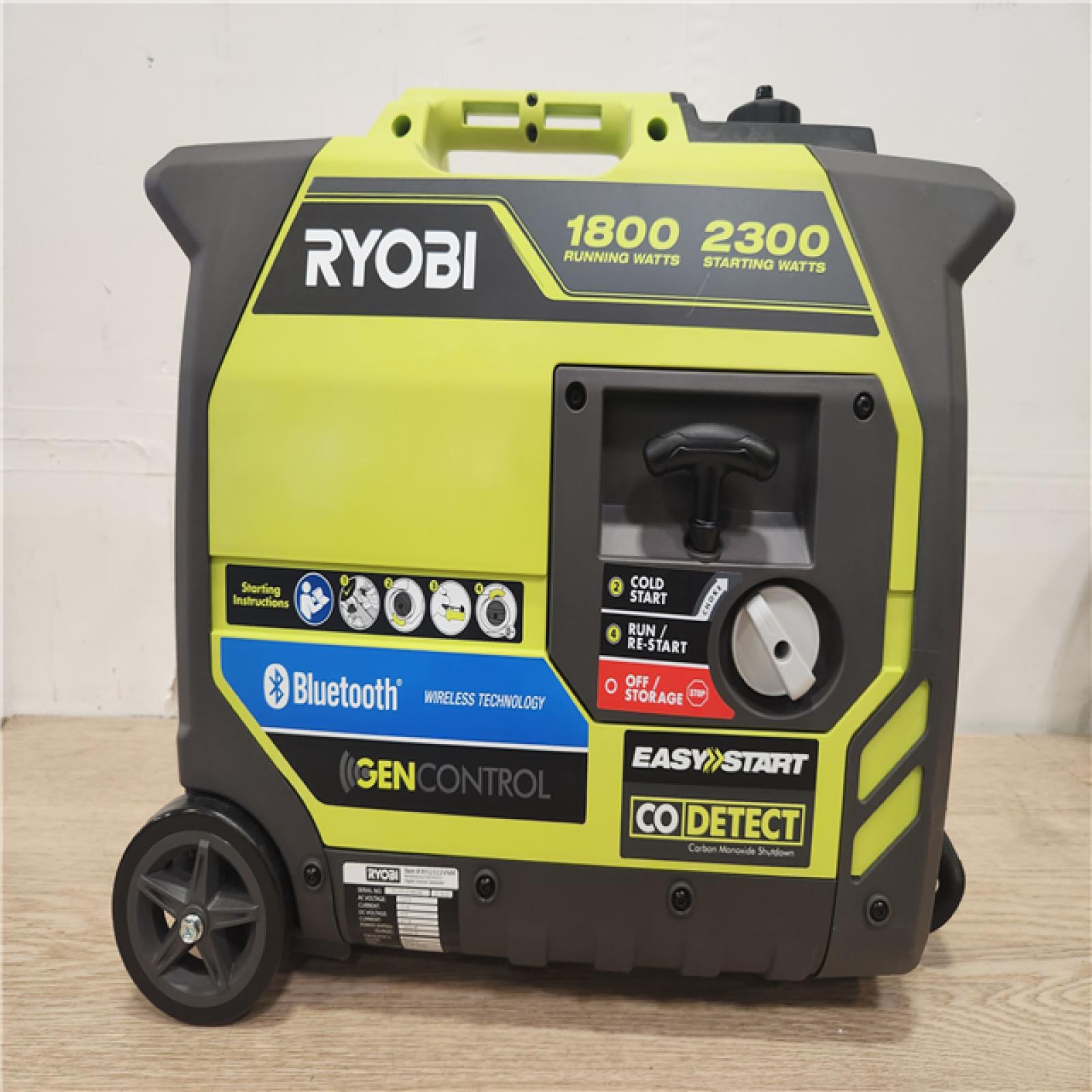 Phoenix Location Appears NEW RYOBI 2,300-Watt Recoil Start Bluetooth Super Quiet Gasoline Powered Digital Inverter Generator with CO Shutdown Sensor