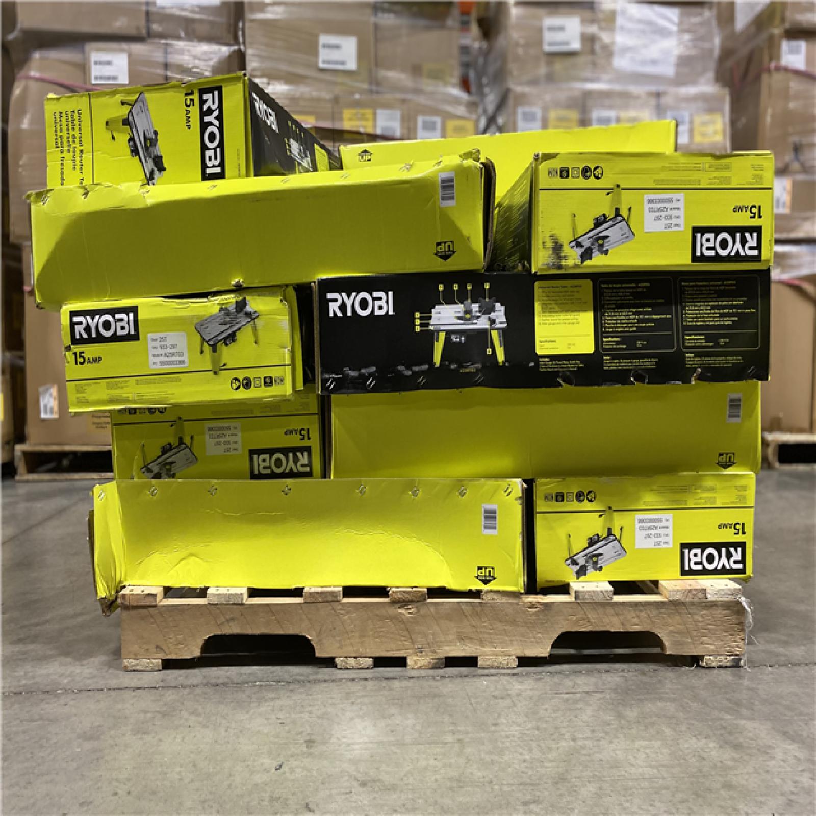 DALLAS LOCATION - RYOBI Universal Router Table - PALLET  (  14 UNITS )