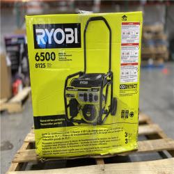 DALLAS LOCATION -RYOBI 6,500-Watt Gasoline Powered Portable Generator with CO Shutdown Sensor