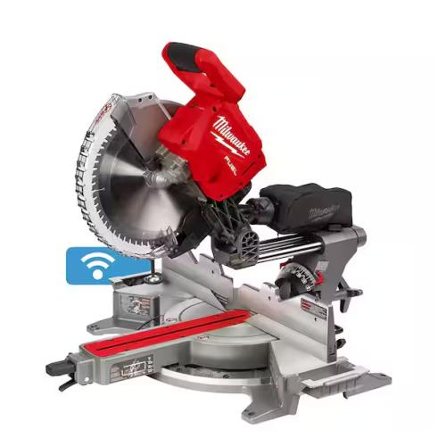 NEW! -Milwaukee M18 FUEL 18V Lithium-Ion Brushless Cordless 12 in. Dual Bevel Sliding Compound Miter Saw (Tool-Only)