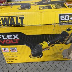 Houston location AS-IS DeWalt Flexvolt 60V Max Cordless Grinder  4.5 in; 6 in  Kit  1 KT (115-DCG418X2)