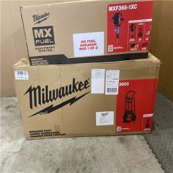 HOUSTON LOCATION - AS-IS Milwaukee MXF368-1XC Breaker  1-1/8 in Chuck  Hex Chuck  1300 Bpm  50 Ft-lb Impact Energy (WITH CART)